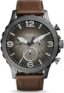 Fossil JR1487 Zegarek Męski, Ø 50 mm, Ciemny Brąz