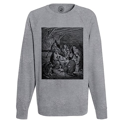 Sweat Noël Homme Nativité Jésus Vierge Marie vêtement hiver