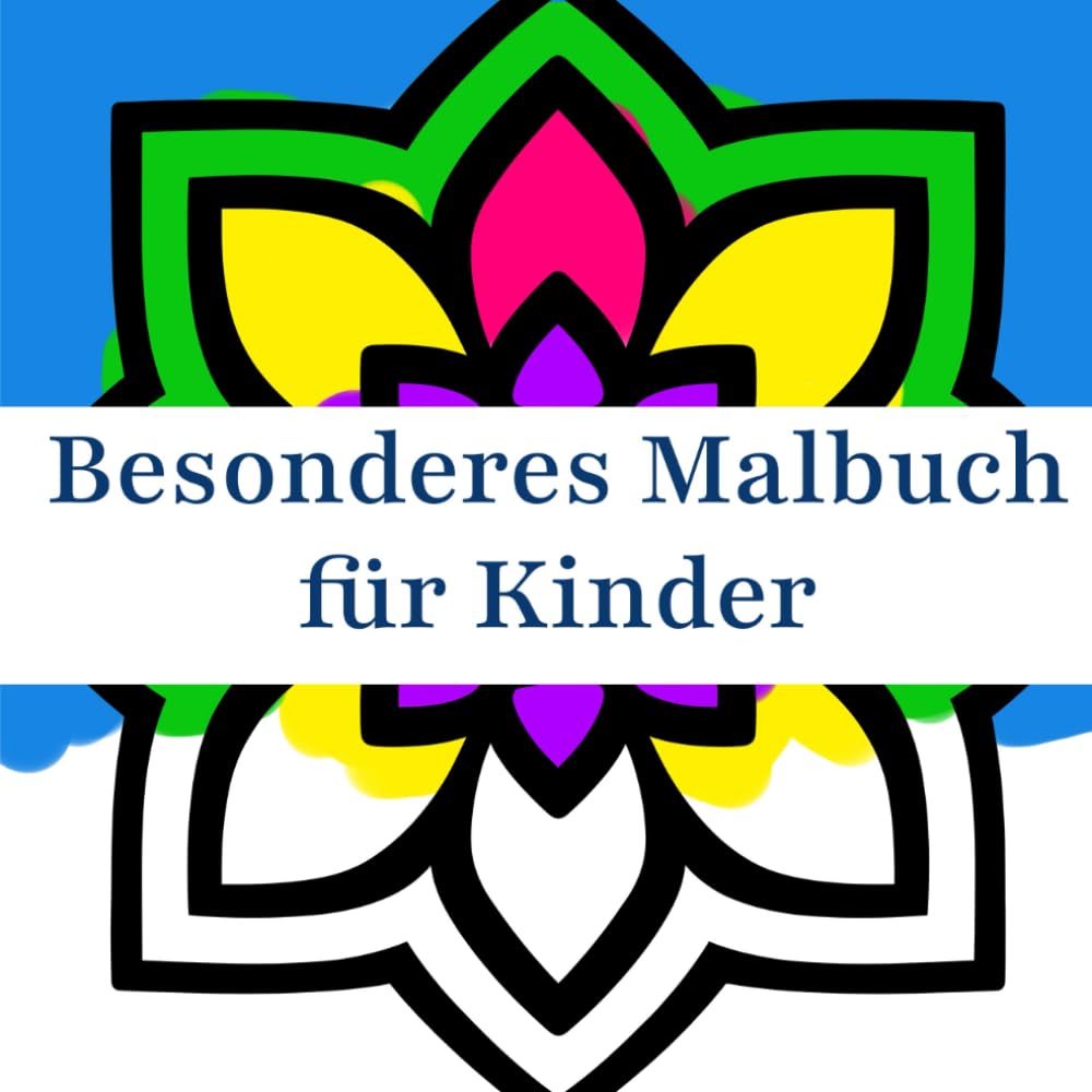 Besonderes Malbuch für Kinder: 50 einfache und lustige Ausmalbilder für Kinder, Vorschule und Kindergarten