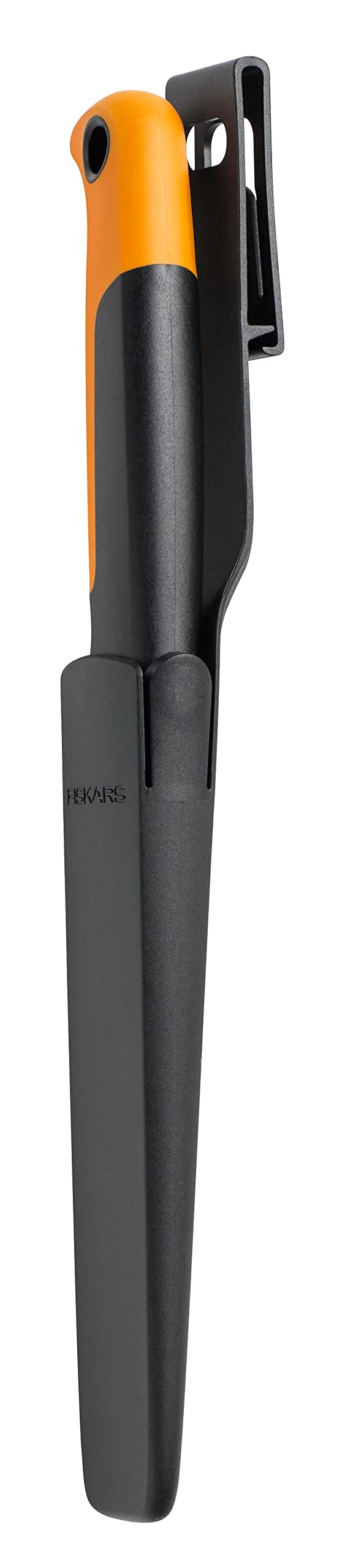 Fiskars Couteau de Récolte, Pour Tiges épaisses, Longueur de lame : 15 cm, Acier inoxydable/plastique, Noir/Orange, X-series, K82, 1062830