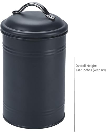 Miniatura 2 de Recipiente hermético de cocina con tapa, contenedor rústico de decoración de granja para alimentos secos, azúcar, café, té, tarro de almacenamiento