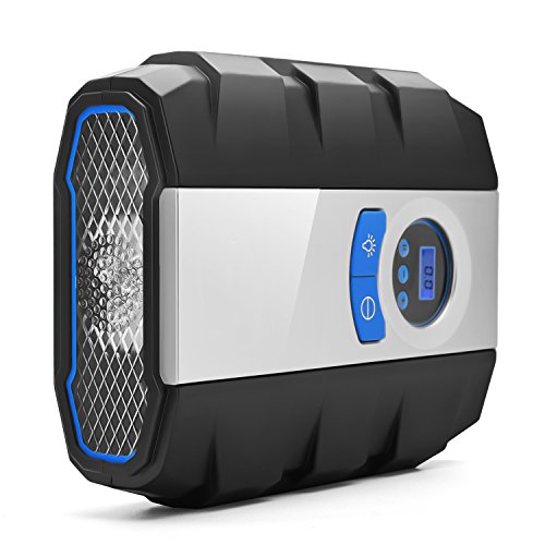 AHAHOO 12V Portable Air Compressor Car Tire Inflator Pump - Digital 150 Psi
