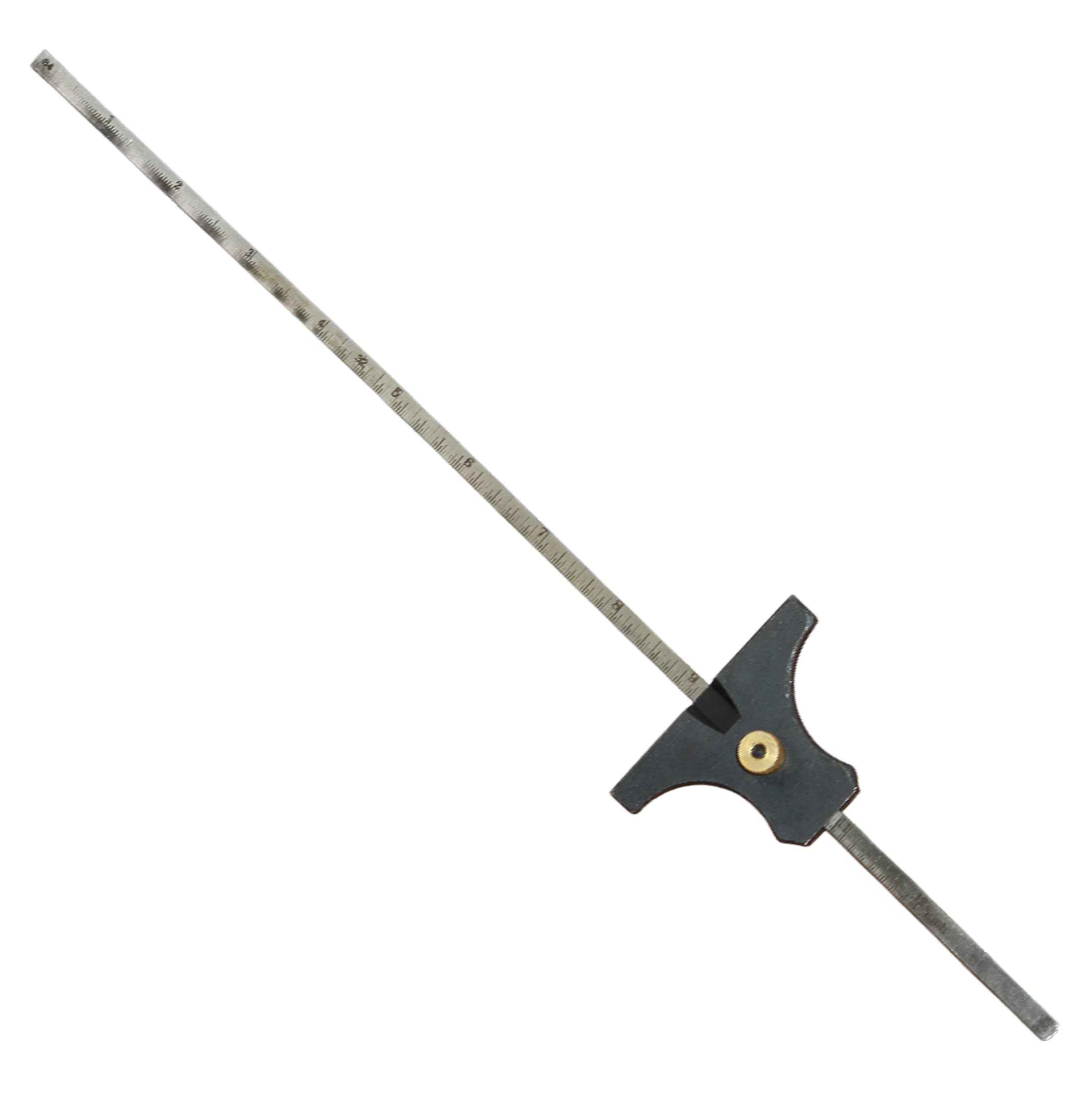 Digital Craft 12-Inch Depth Gauge 300mm Stainless Steel Precision Measuring Tool for Engineering, Machining & Industrial Use, Accurate Depth Measurement Instrument for Workshop-image-1