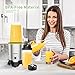CHULUX Smoothie Blender, 32oz Capacity, Countertop Blender with 6-Leaf Blade, 1000W Powerful Motor, One-Button Operation, BPA-Free Materials, Easy Cleaning