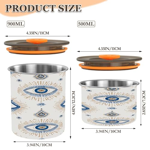 ATTX Lata Hermética de Acero para Café 900ml miniatura 2