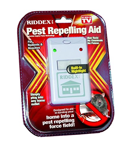 Riddex Plus Pest Repeller for Rodents and Insects, Plug-In Indoor Repellent