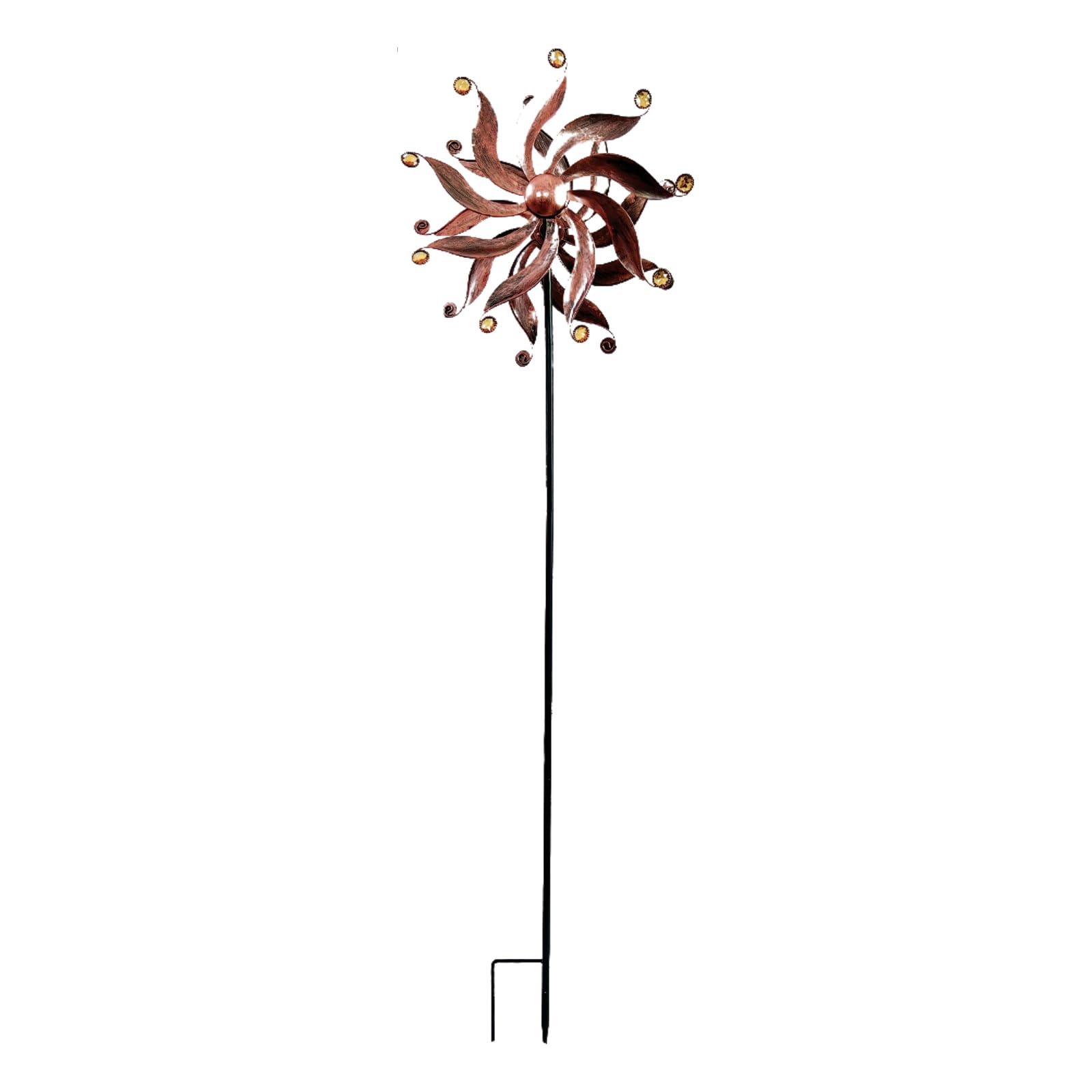 Storage Bag Style 1 Handcrafted Metal Winds Spinner Sculpture Metal Windmill Stake Yard Art Decoration For Outdoor Spaces