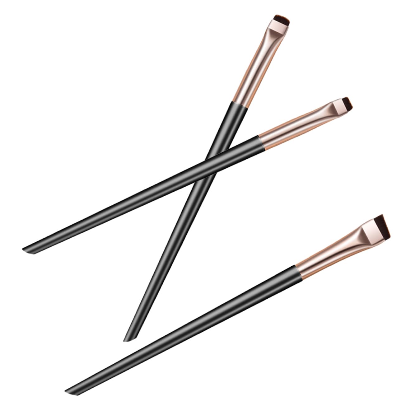 NOLITOY Professional Makeup Brush Set Eye Liner Shadow Concealer Brow Angled Brush