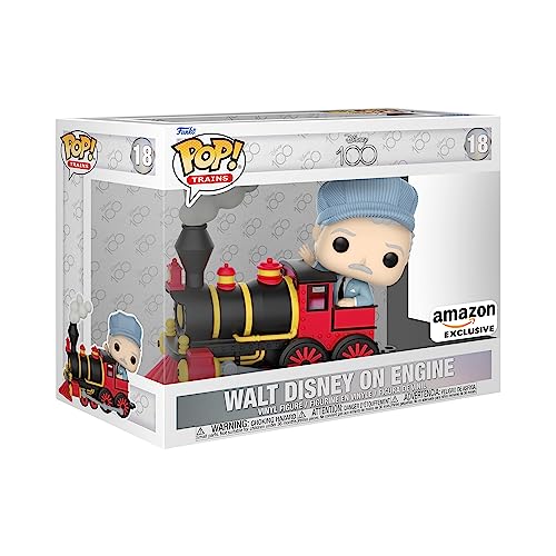 Funko Pop! Trains: Disney 100 - Walt Disney On Engine - Exclusiva Amazon -...