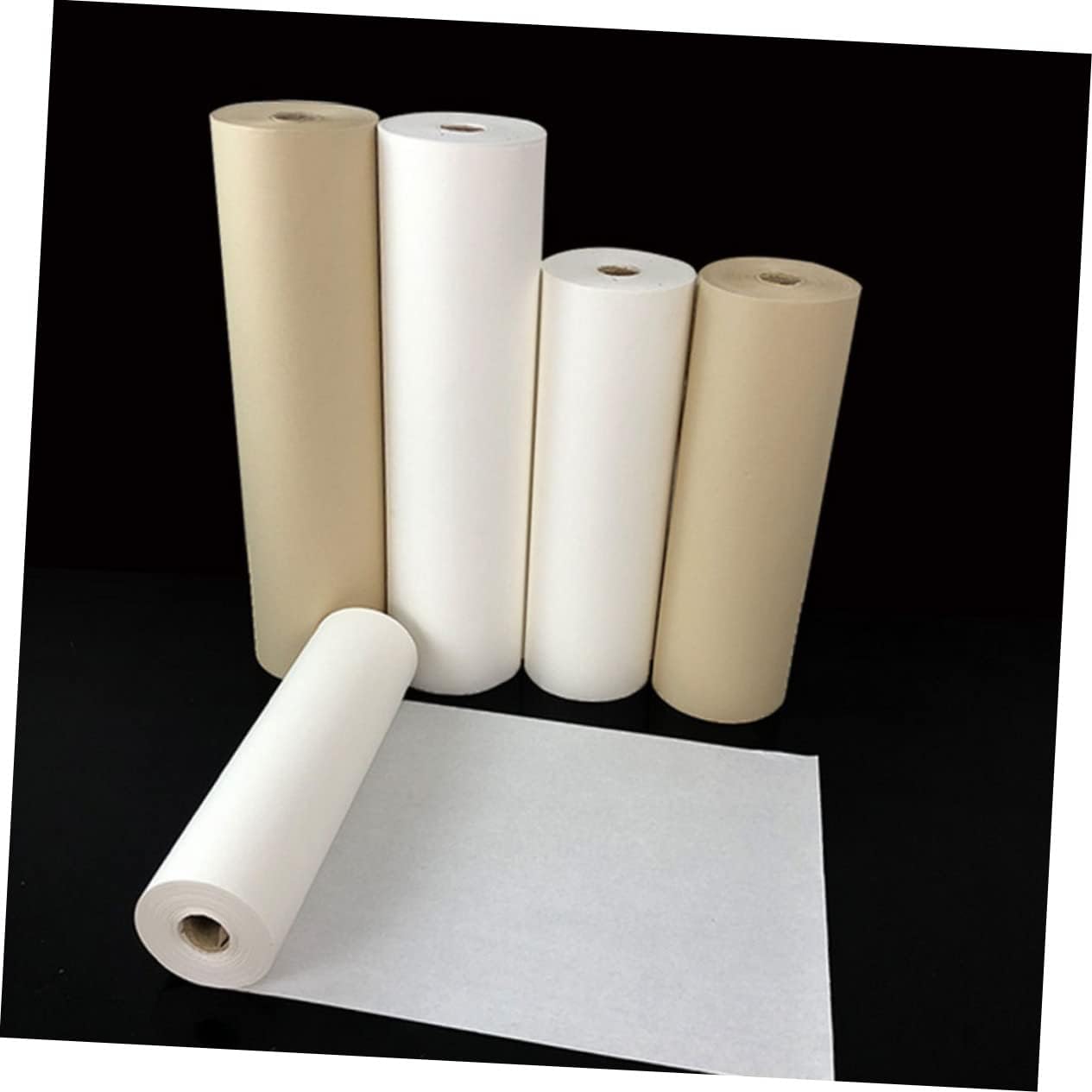 PLAFOPE 1 Roll Thickened Rice Paper for Art Calligraphy Writing Brush Paper Parchment Sheets Ideal for Beginners
