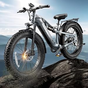 PUCKIPUPPY Electric Bike for Adults 1350W Peak, 28 MPH, 48V