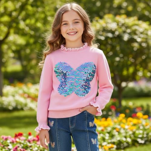 Image of Peacolate 18M-7T Toddler Big Girls Pants Clothing Set 2pcs Cotton top and Jeans
