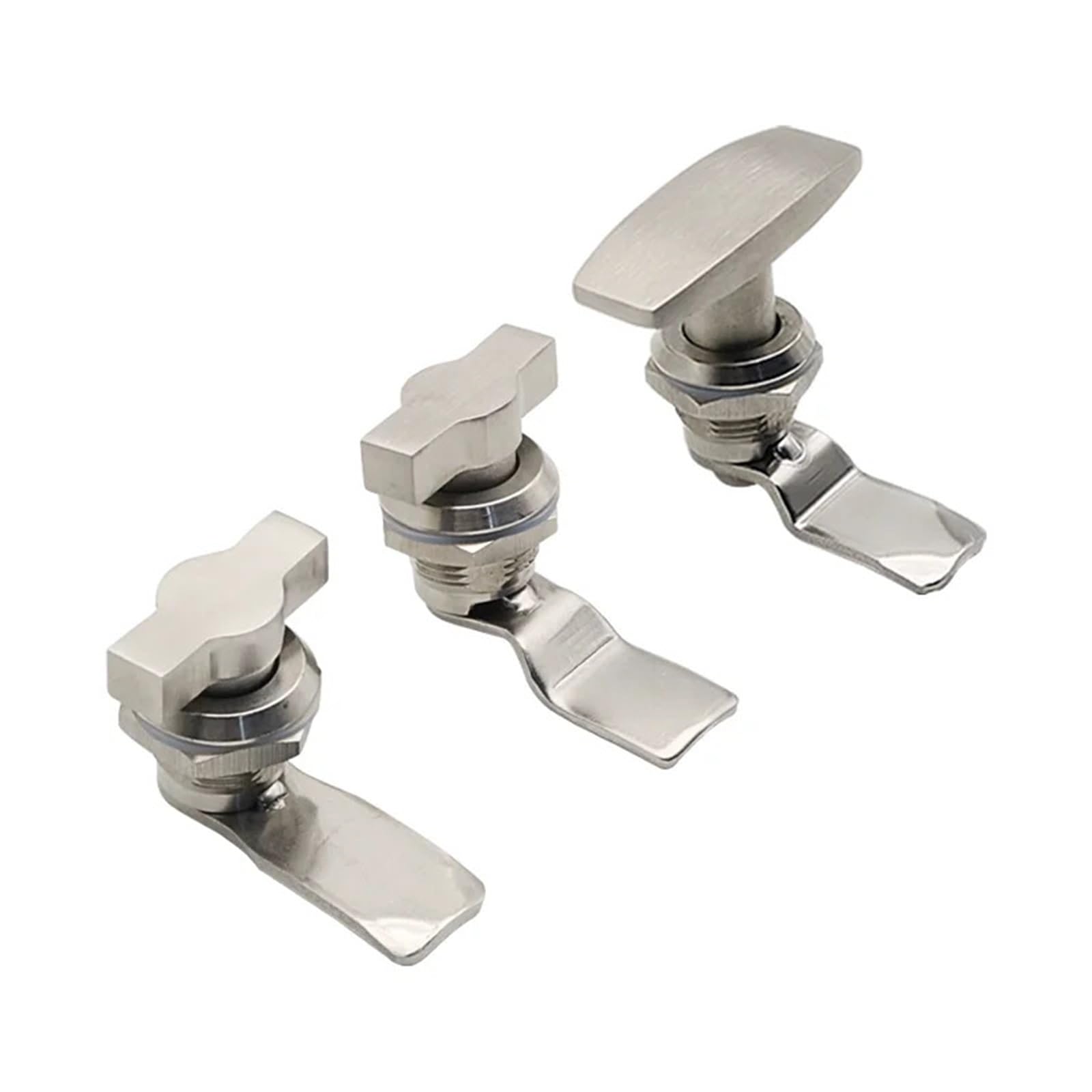 Verrou à languette robuste en inox 304 avec pièce courbée anti-vibration