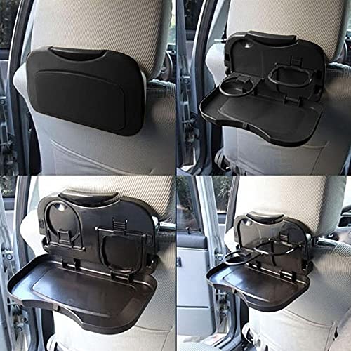 Portavasos Plegable para Coche para Asiento Trasero Negro miniatura 2