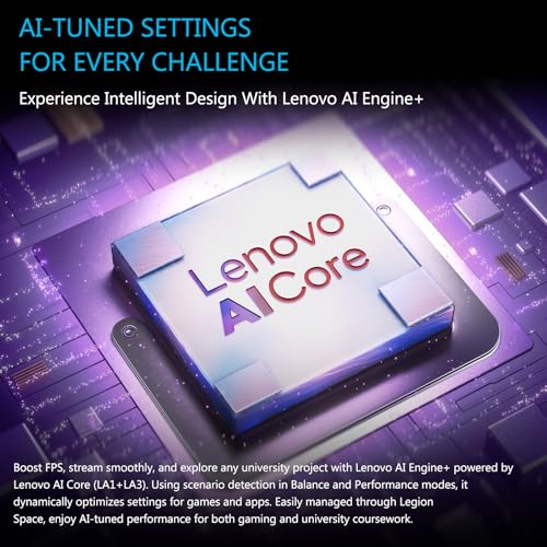 Image of Lenovo Legion 5 Gaming Laptop, 15.3 inch OLED WQXGA 165HZ IPS Display, AMD Ryzen AI 9 465 Laptop Computer, NVIDIA GeForce RTX 5070, 32GB DDR5 1TB SSD, RGB Backlit, Wi-Fi 7, Copilot Key, Windows 11 Pro