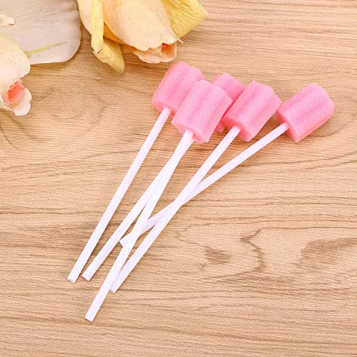 Image of Safe-O-Kid Baby Speech Therapy Mouth Swabs (50 Pieces) - Soft and Gentle Infant Oral Care for Teething and Hygiene, Disposable and Easy to Use - Pink