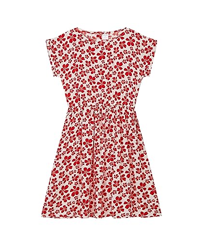 DaniChins Girl Floral Print Dress with Pockets