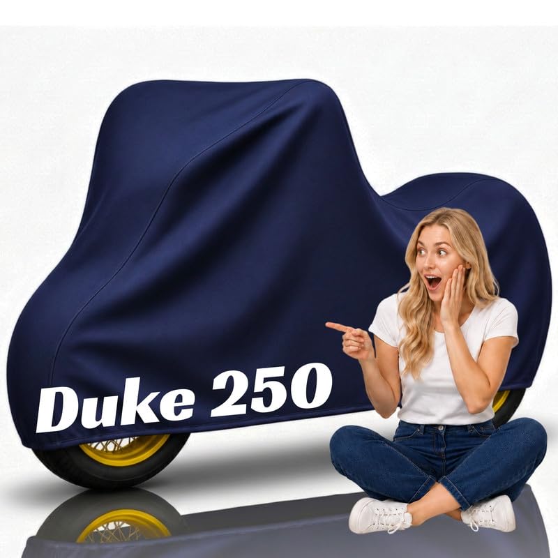 Image of Loving Ultra 100% Waterproof Bike Body Cover for Duke 250 Bike Cover for Rain & Dust| Dustproof & Scratch Resistant | Two Wheeler Covers with UV Protection, Heat Resistant | All Weather Protection