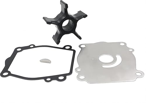 Miniatura 7 de Kit de servicio de bomba de agua para motores fueraborda Suzuki de 2 tiempos y motores V6 17400-87D02 17400-87D10 Sierra 18-3253