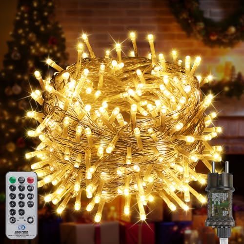 FairyGlim Weihnachtslichterkette mit Fernbedienung-20M 200 LED für...