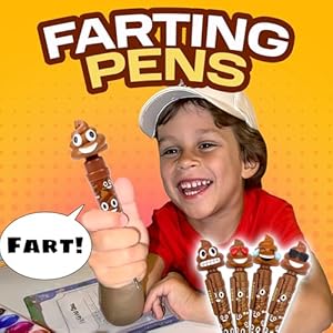 Farting Poop Pen with Multiple Funny Sounds - Easter Basket Stuffers, Gag Gift for Kids, Surprise Prank Toy for The Entire Family, Office Novelty Present (Original) Farting Poop Pen with Multiple Funny Sounds Easter Basket Stuffers Gag Gift for Kids Surprise Prank Toy for The Entire Family Office Novelty Present Original