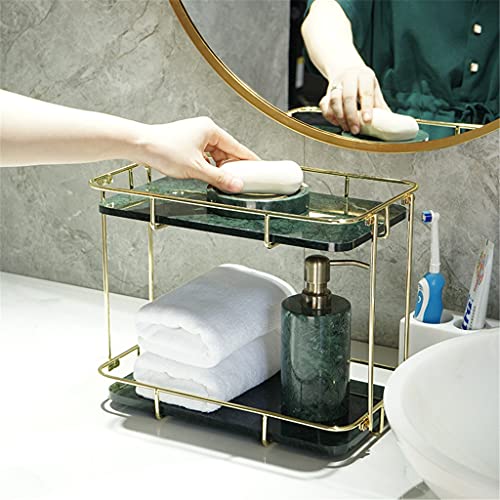 Vanity tablette de salle de bains en marbre pour meuble de rangement angle - 6