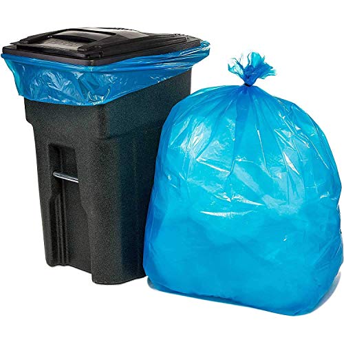 ORILEY Biodegradable Garbage Bag Eco-Friendly 50 Micron Lab Tested Bio Hazard Waste Bag for Hospital, Office, Home & Kitchen (Dark Blue, 42