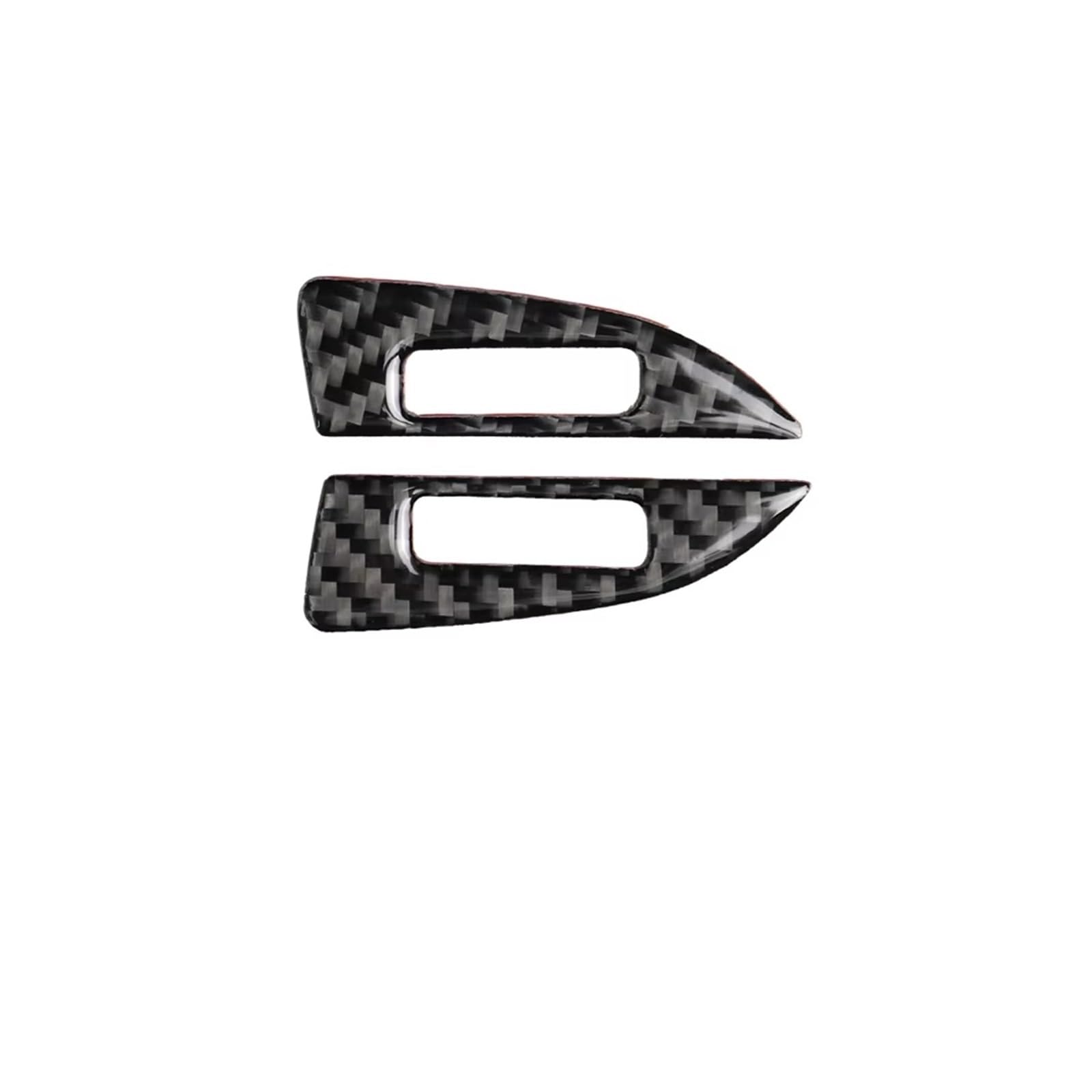 Car Interior Trim Covers for Mazda 3 for Axela 2014 2017 2018 Car Accessories Interiors 2Piece Carbon Fiber Interior Air Vent Trim Cover Dashboard Sticker