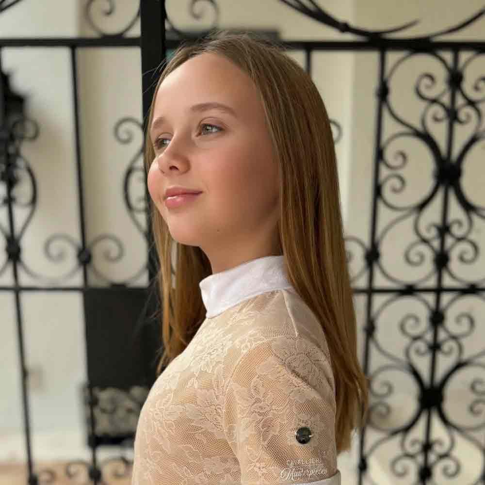 CAVALLIERA Pure Lace Junior Long Sleeve T-Shirt 8-9 Years