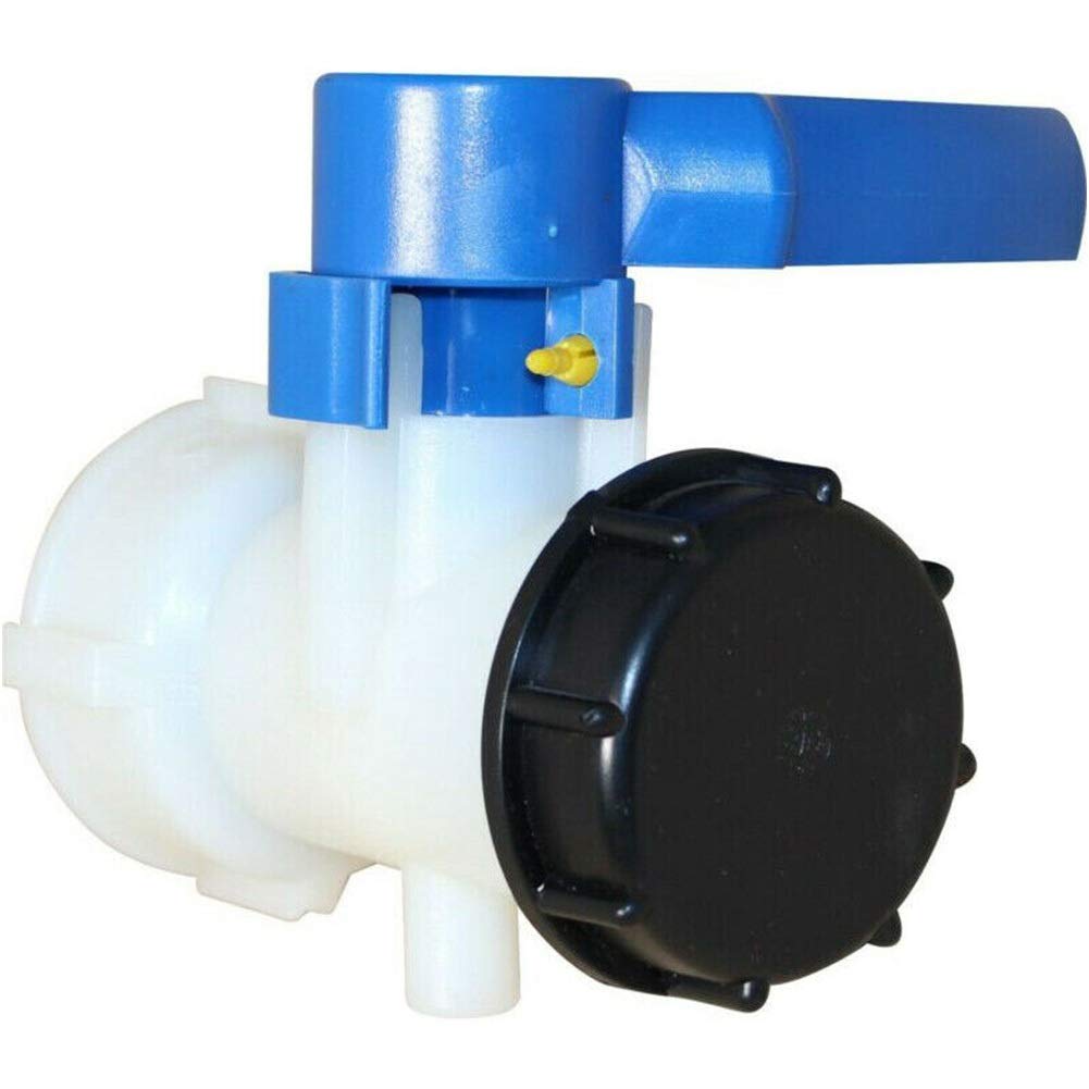 Conector de Manguera de Control de jardín de plástico Adaptador de Tanque Total Resistente a la corrosión Accesorios para grifos de jardín Shut Off Conector de Agua Universal para jardín