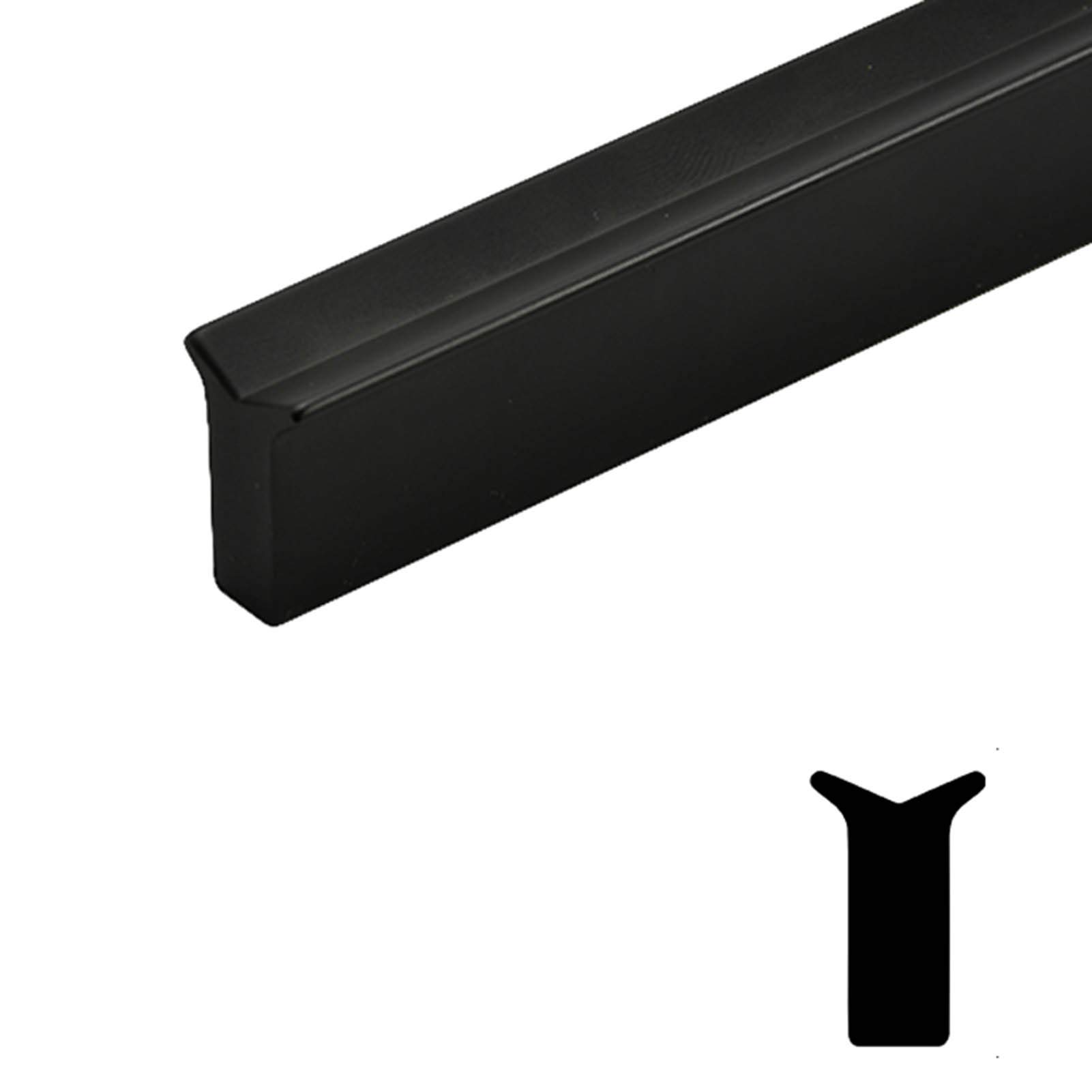 Metalowe uchwyty kuchenne, uchwyty meblowe, typ Y, do szafy, ciągnięcia, aluminiowe, uchwyty relingowe, uchwyty do drzwi, szuflady, szafa na ubrania, komoda, akcesoria żelazne (długość 1500 mm)