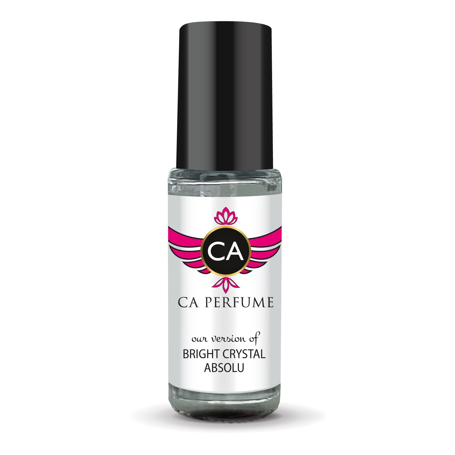 CA PerfumeImpression of Bright Crystal Absolu For Women Replica Fragrance Body Oil Dupes Alcohol-Free Essential Aromatherapy Sample Travel Size Concentrated Long Lasting Roll-On 0.14 Fl Oz/4ml-X1