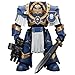 JOYTOY Warhammer 30K The Horus Heresy1/18 Action Figure Ultramarines Cataphractii Terminator Squad Sergeant with Power Sword Collection Model