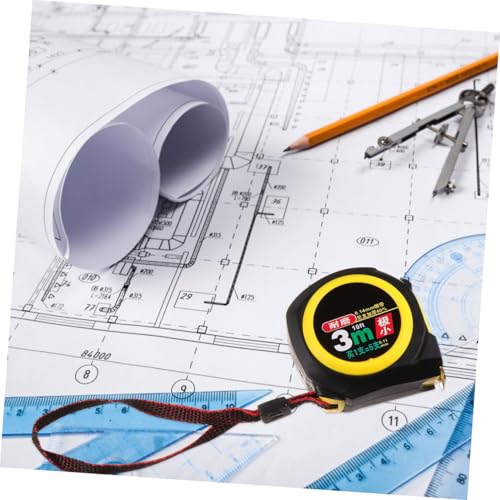 Cinta métrica de acero 3 m ancho 19 mm, 2 piezas miniatura 7