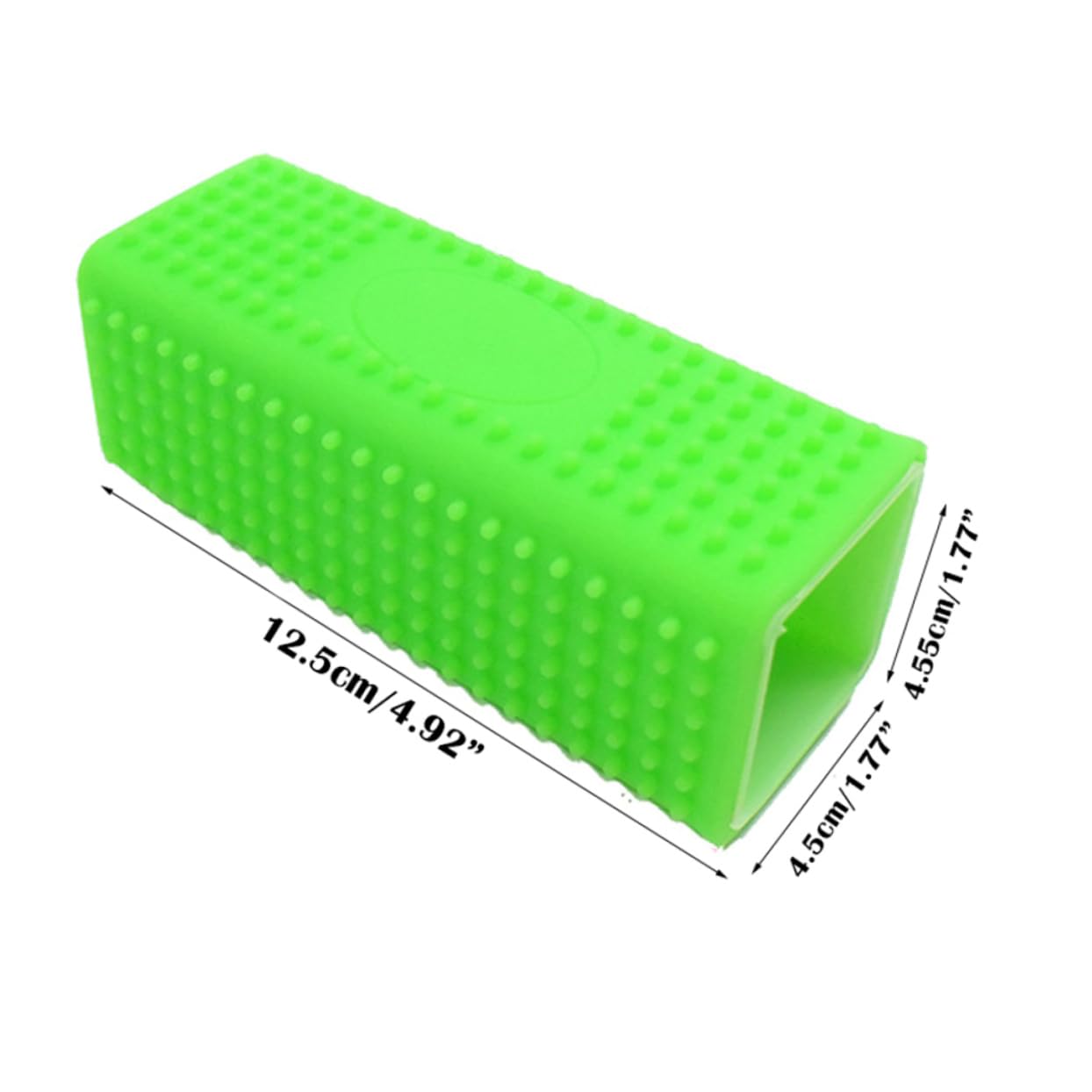 COLLBATH 2Pcs Pet Hair Cleaner Brush Silicone Hollow Remover for Cat and Dog Efficient Household Tool for Sofa Carpet and Clothes Orange and Green