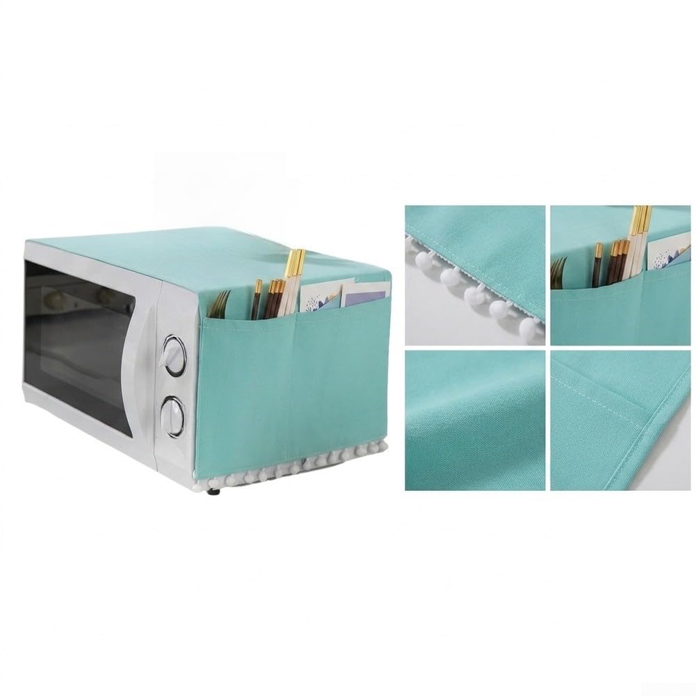 Protector Microondas Tela Transpirable para Platos(White checkered)