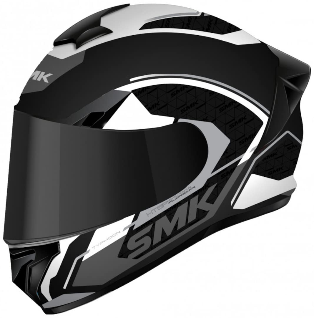 SMK Typhoon RD1 casque Blanc/Gris L (59/60)