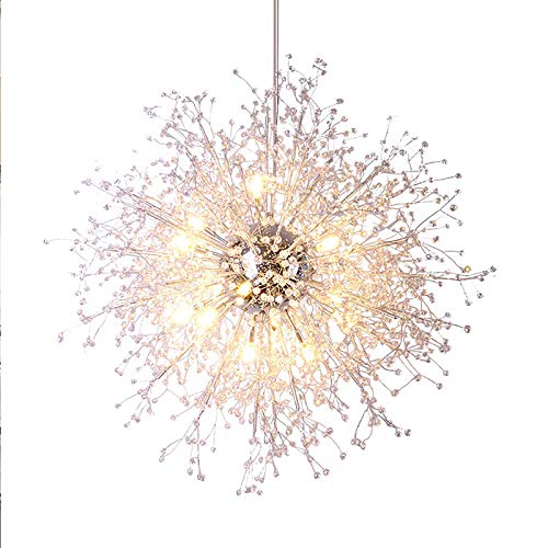 Lampe suspendue de plafonnier rond design pissenlit pour repas de commémoration
