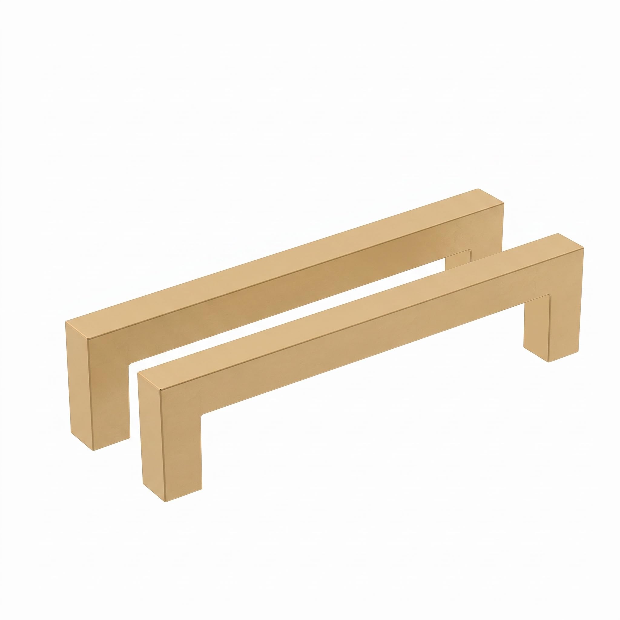 Amerock | Cabinet Pull | Champagne Bronze | 5-1/16 inch (128 mm) Center-to-Center | Monument | 2 Pack | Drawer Pull | Cabinet Handle | Cabinet Hardware