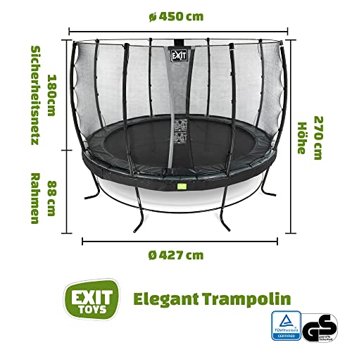 Trampolin 430 cm von EXIT Toys – Elegantes Premium Modell