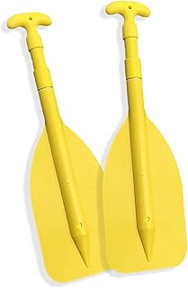 Pactrade Marine 2 of Marine Kayak Canoe Raft Jet Ski Yellow Telescopic Aluminum Oar Paddle