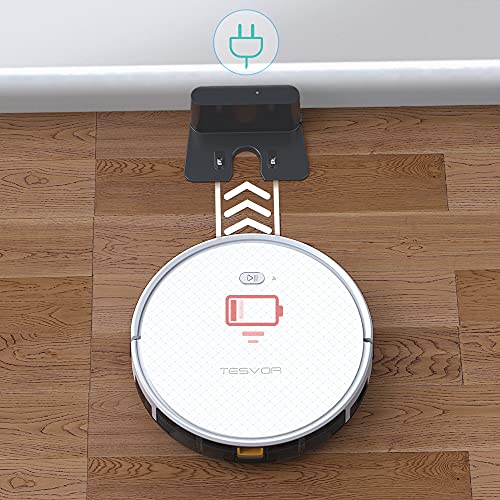 Tesvor-X500-Pro-Robot-Aspirador-2-en-1-con-mopa-extraible-Navegacion-Inteligente-con-giroscopio-Deposito-de-agua-electronico-de-350-ml-Indicador-de-Limpieza-en-Tiempo-Real-Para-Suelos-Lisos