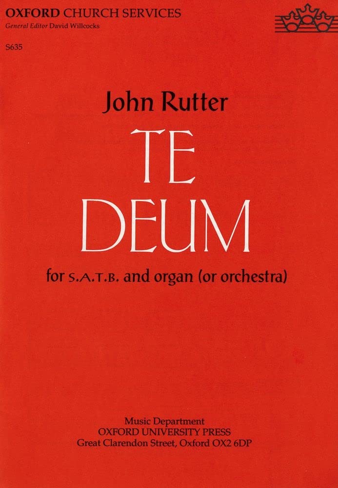 Te Deum: Vocal score
