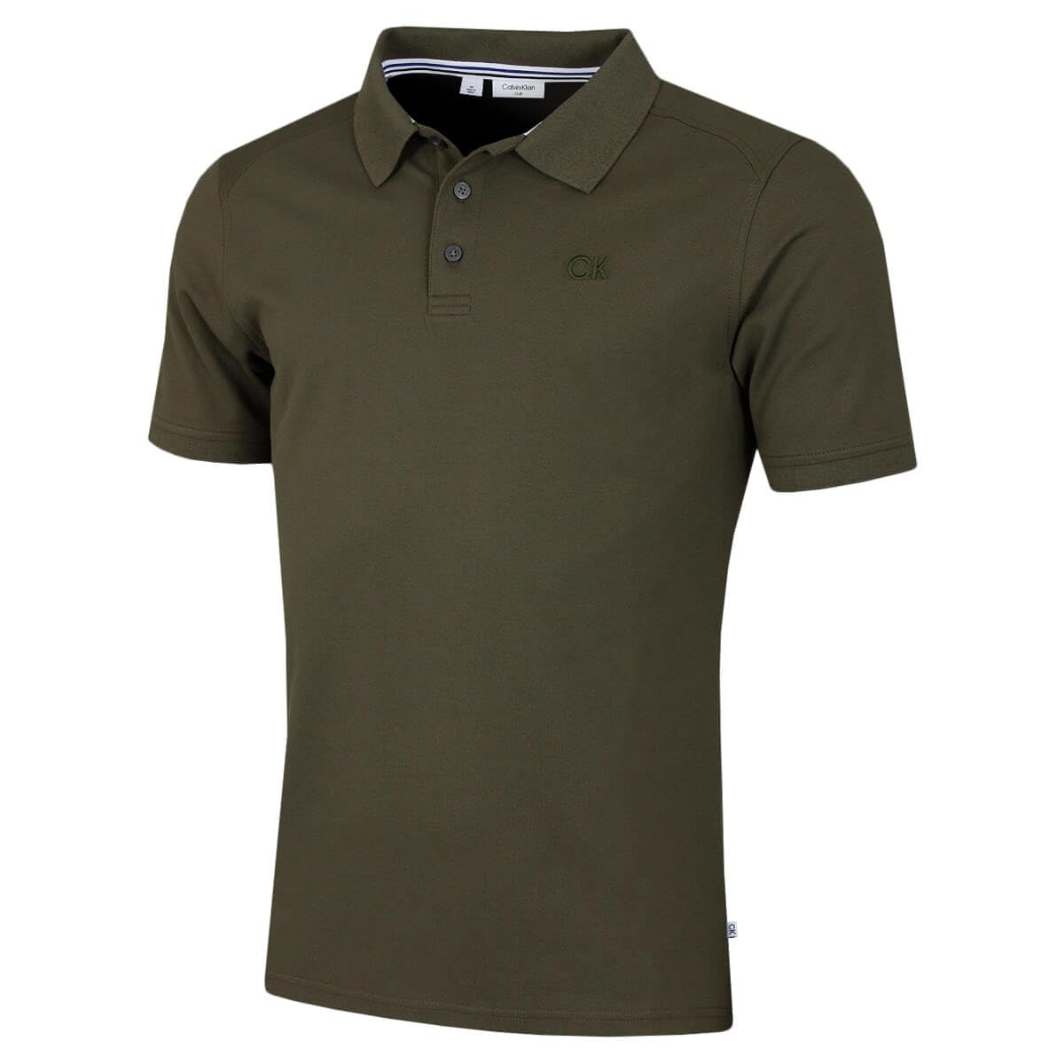 Calvin Klein Men's Olive Green Campus Coastal Polo Shirt - Xxxxxl