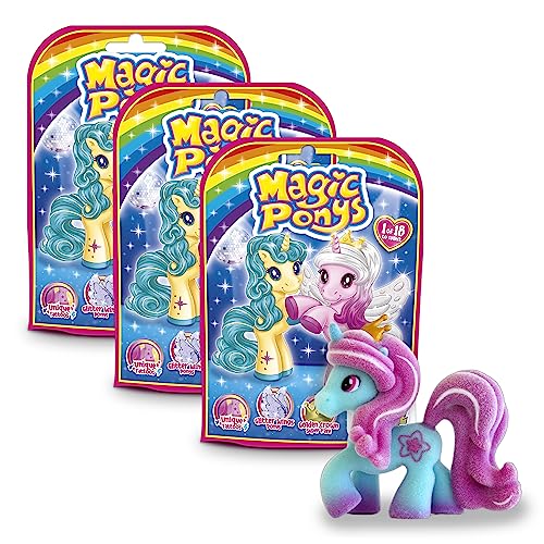 CRAZE MAGIC PONYS, Bellissimi Pony da collezionare, Giocattoli per bambina,