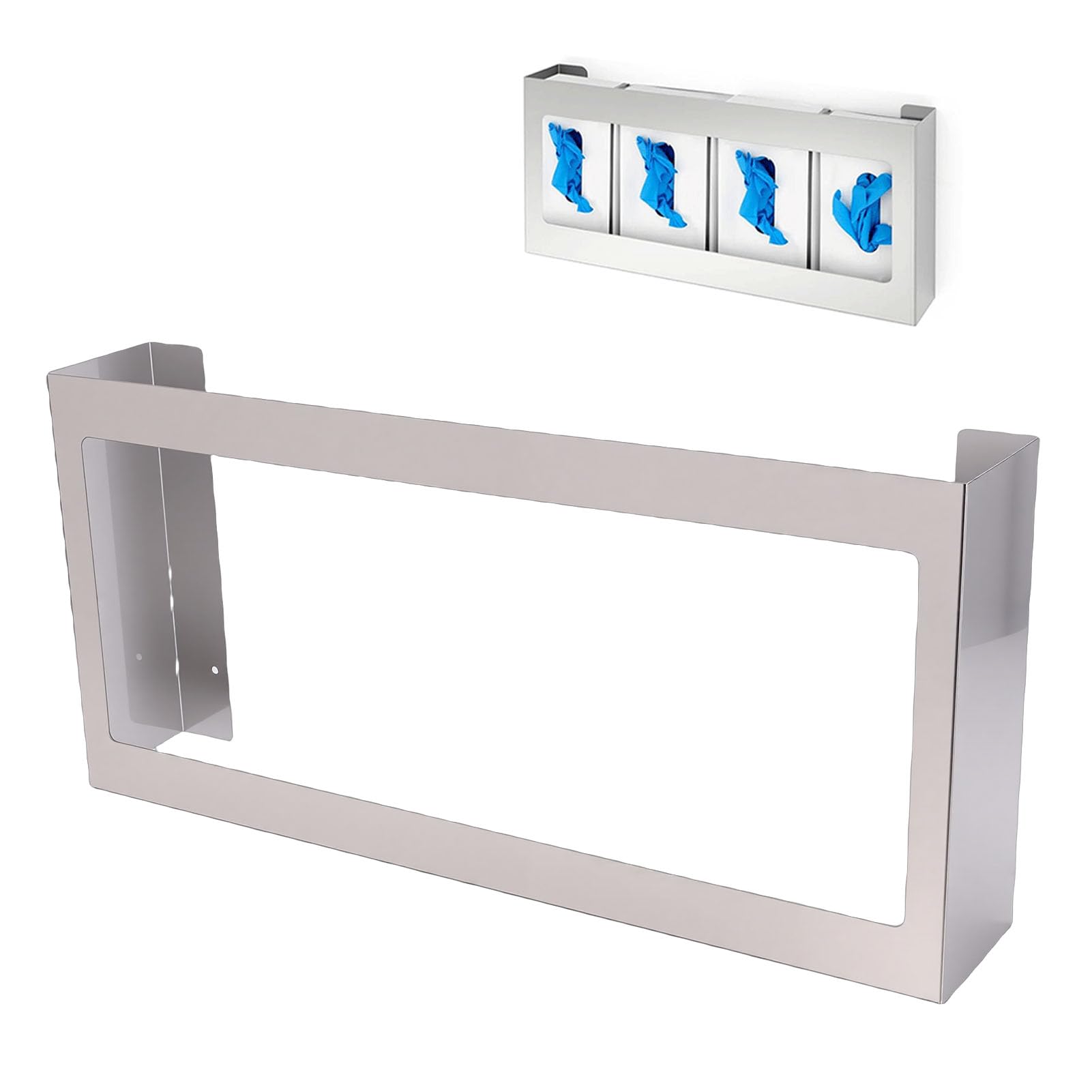 Omabeta Soporte para Guantera con Capacidad para 4 Cajas, Dispensador