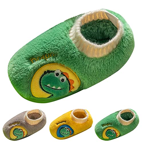Toddler Boys Girls House Animals Plush Slippers Fashion Fall Winter Slippers Flat Soft Warm Cute Furry Slippers4