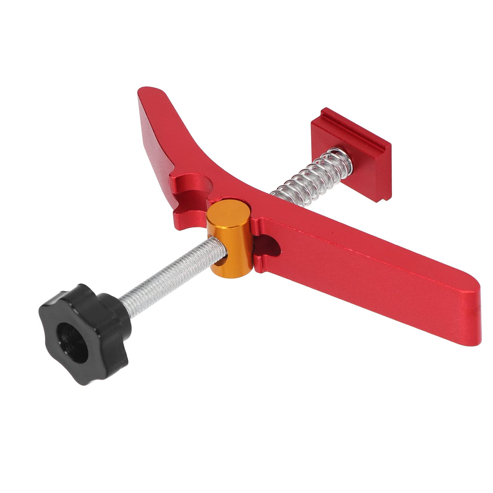 T-rail Klem, T-rail Neerhoudklemmen Baanzaagklem Houtbewerking T-rail Neerhoudklem Werkbank Verstelbare Goot Aluminium Klemgereedschap