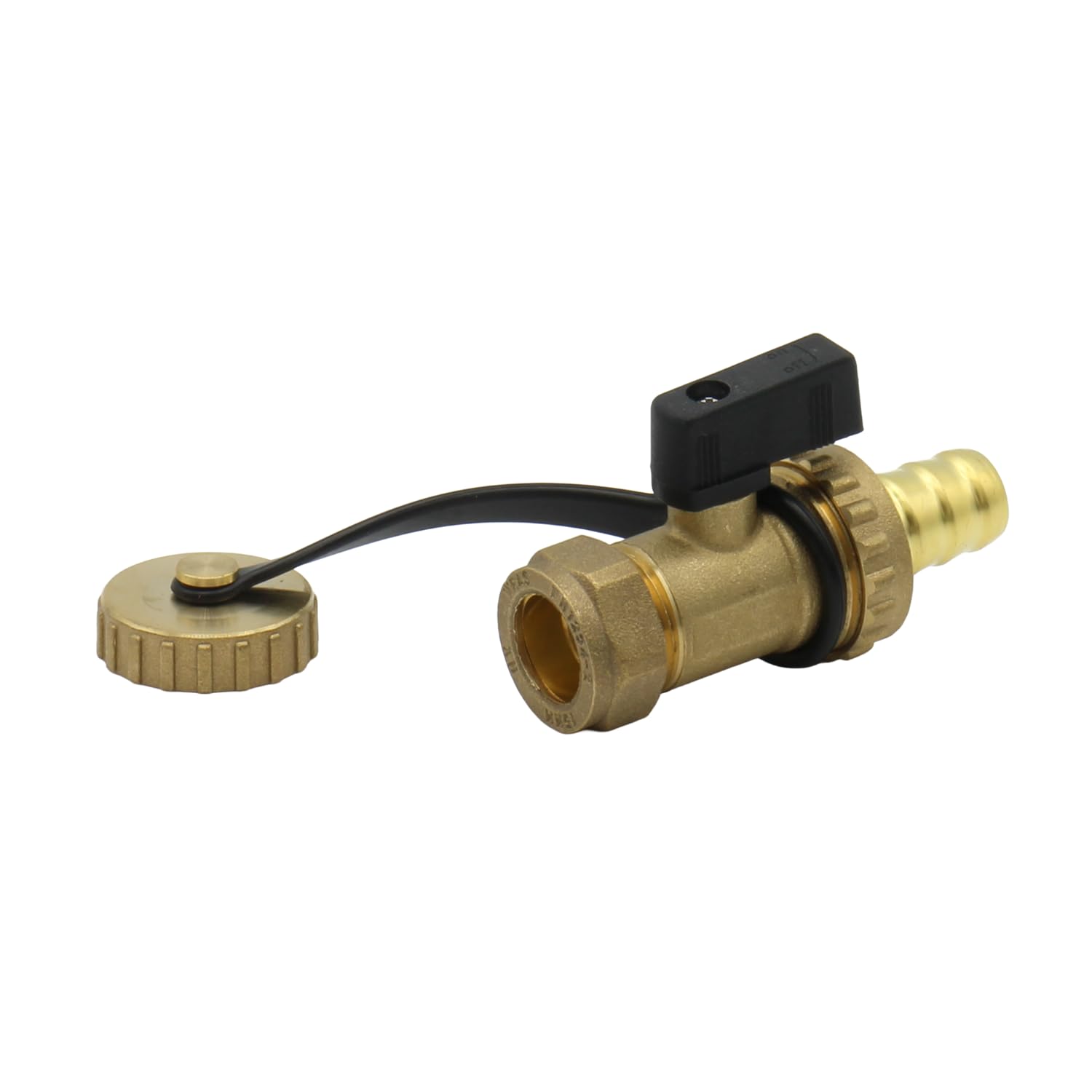 Heatrae Sadia Drain Valve, 1/4 Turn Large UNV, 95605051