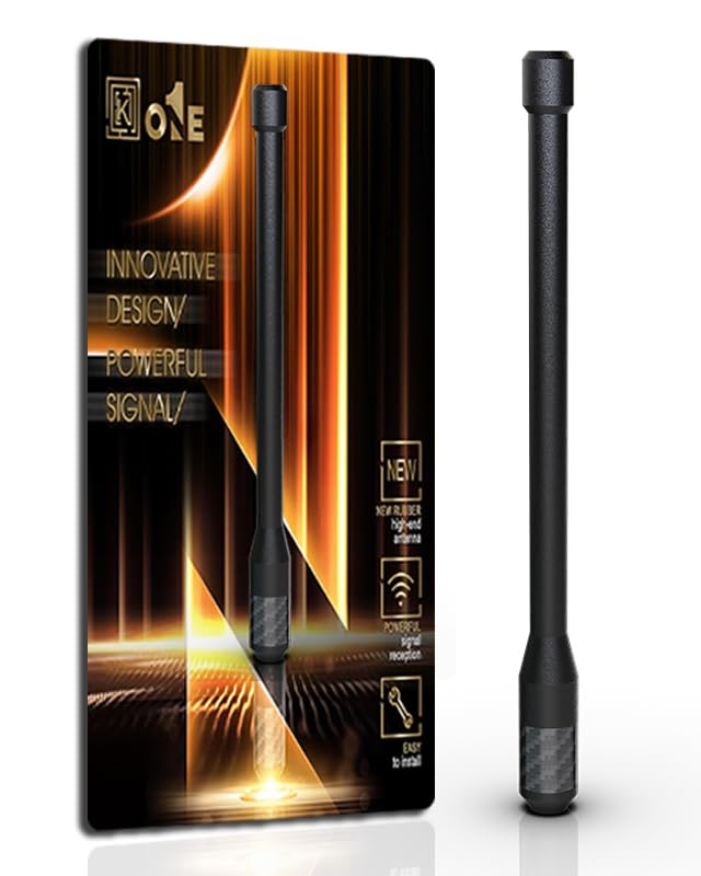 𝐍𝐄𝐖 KEYO1E Carbon Fiber Antenna Compatible with Tundra 1999-2025 | 7.9 Inches Flexible Sturdy Rubber Antenna Replacement | Designed for Optimized FM/AM Reception